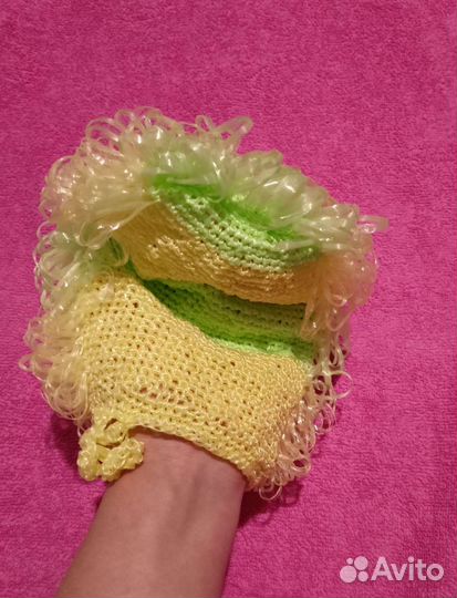 Мочалка ручной работы