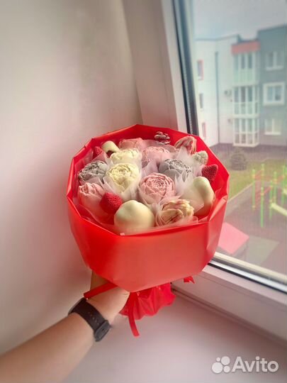 Букет из шоколада учителю