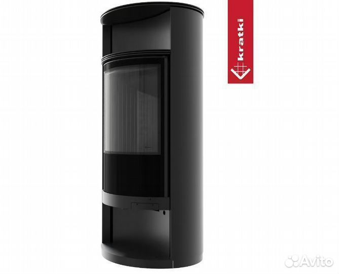 Печь-камин runa черный thermotec