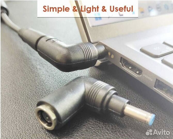 Адаптер переходник блока питания HP 7.4 на 4.5мм