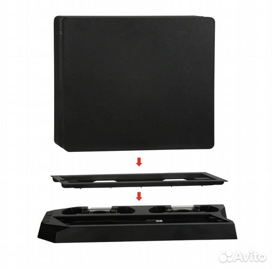 Зарядная станция для PS4 Slim с охлаждением