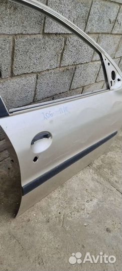 Дверь передняя правая peugeot 206 пежо 206