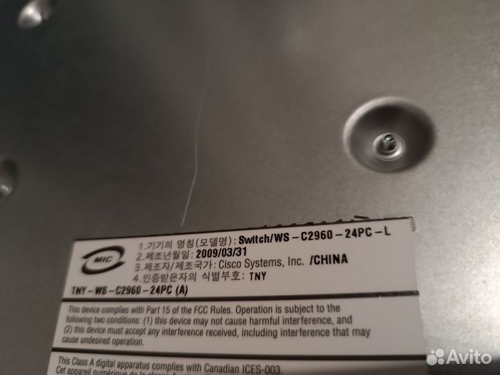 POE Коммутатор cisco ws-c2960-24pc-l и sf 200-24p