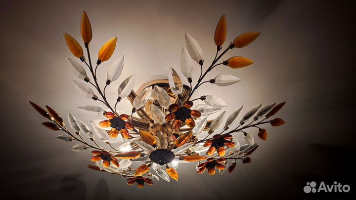 Люстры потолочные бу