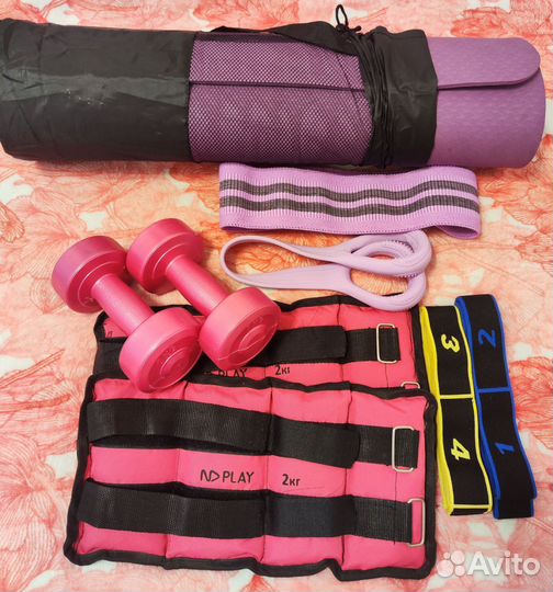 Комплект для фитнеса, пилатес и похудения