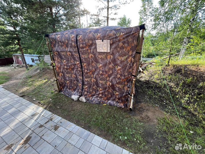 Баня палатка + печка