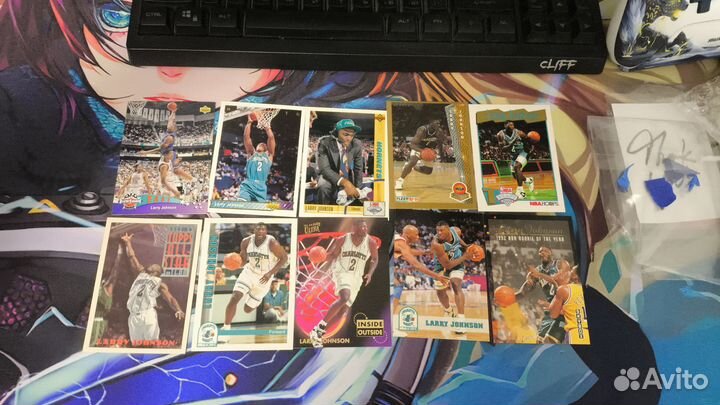 Баскетбольные карточки Larry Johnson