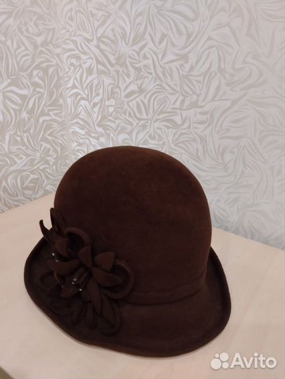 Шляпа фетровая женская