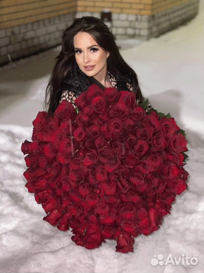 Роза букет 101 доставка любимой