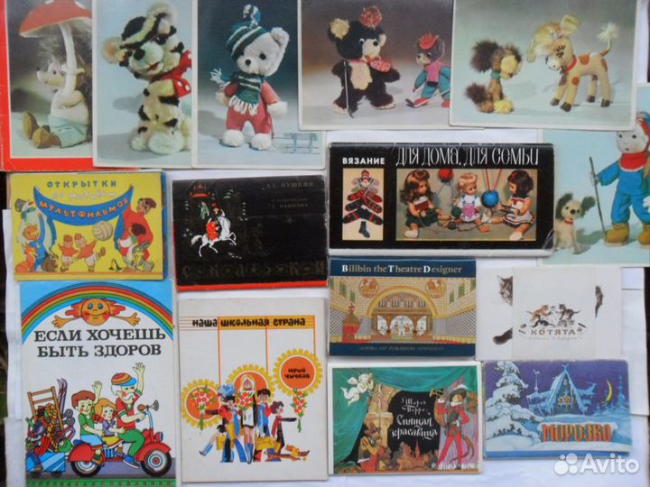 Наборы сказки, былины И. Билибин, Зверята, игрушки