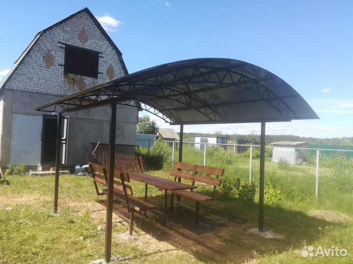 Навесы под ключ в Домодедово