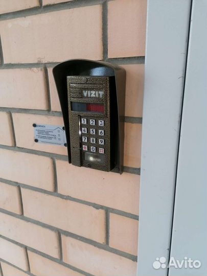 Установка видеодомофона