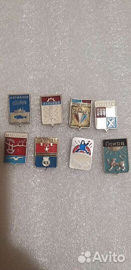 Значки СССР города