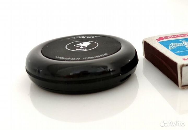 Кнопка вызова официанта, помощи инвалиду черная