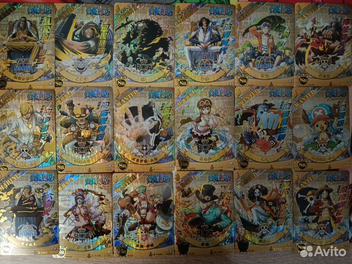 Набор карточек One Piece Wanted