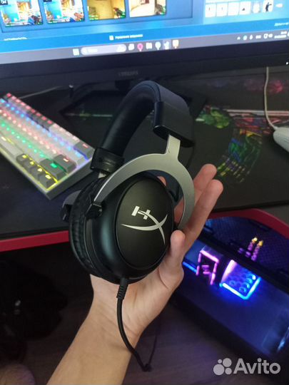 Игровые наушники hyperx cloudX