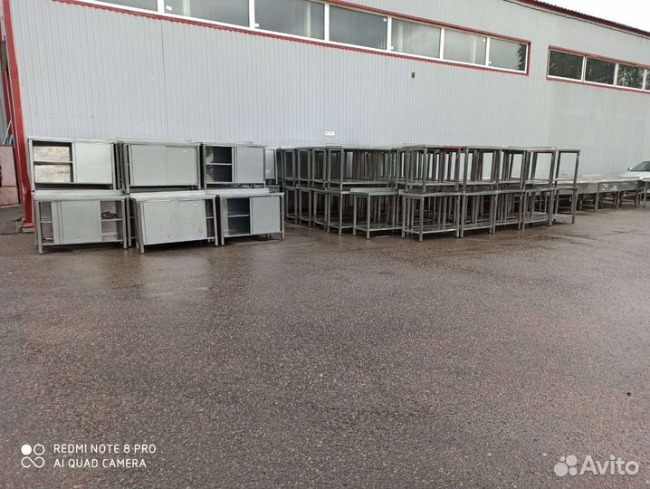 Столы купе мойки шпильки косынкы из нержавейки