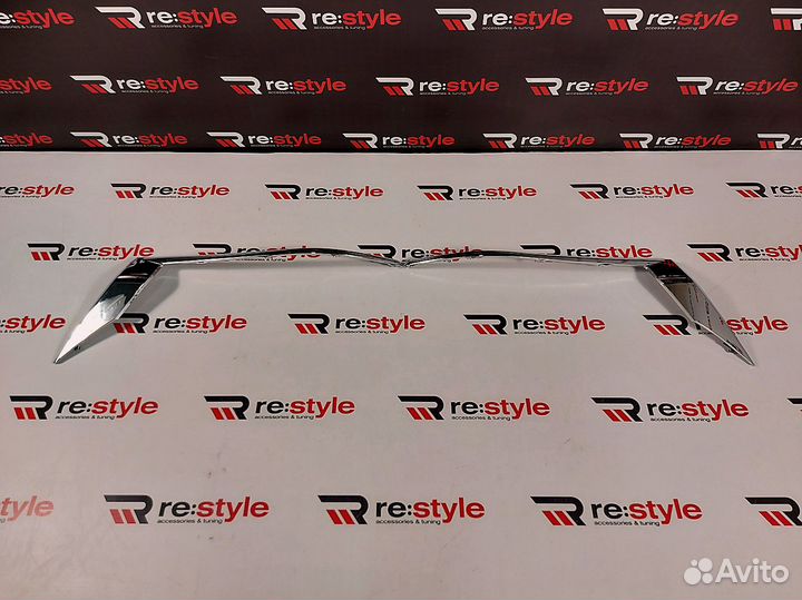 Ресницы фар Land Cruiser Prado 150 с18г Хром