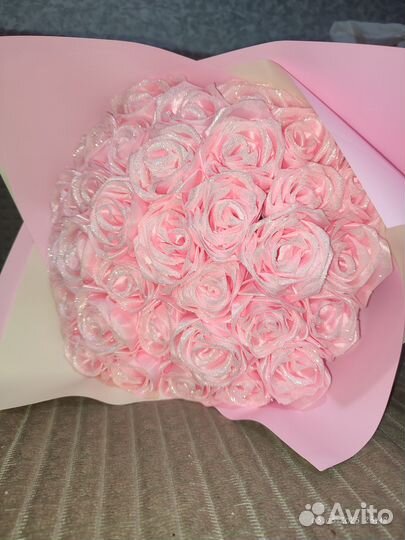 Букет из атласных лент