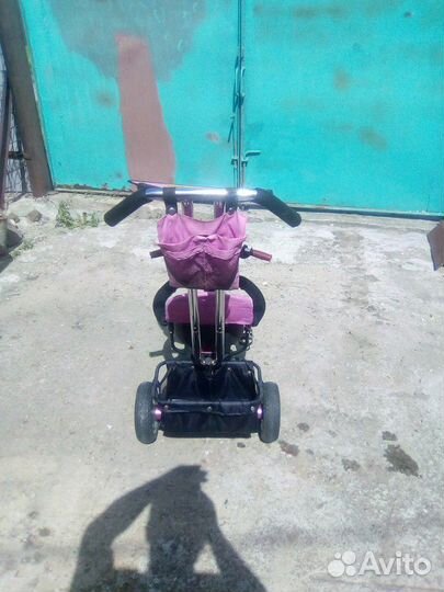Коляска велосипед детский