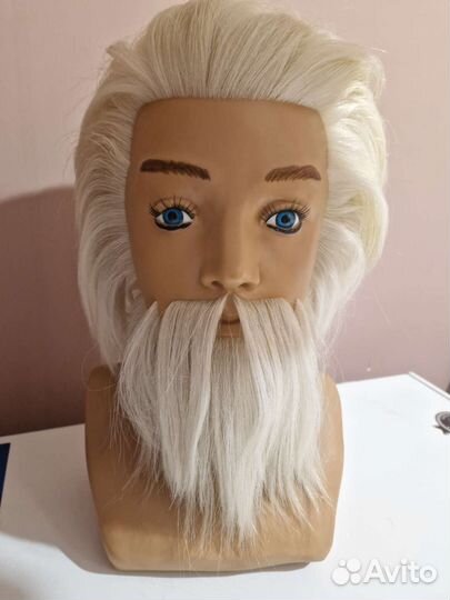 Голова манекен натуральные волосы