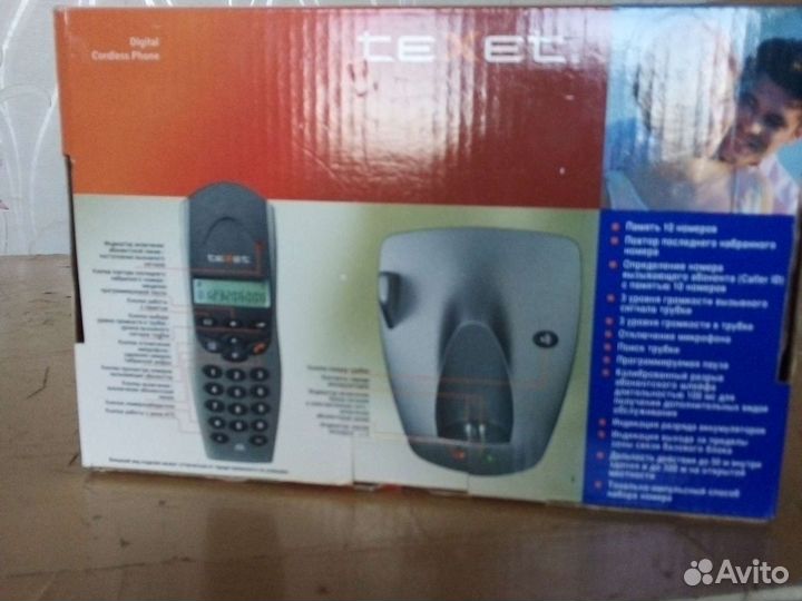 Texet бесшнуровой телефонный аппарат