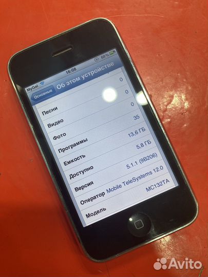 iPhone 3GS, 16 ГБ