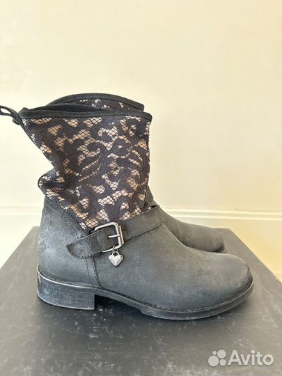 Полусапоги женские 38 натуральная кожа