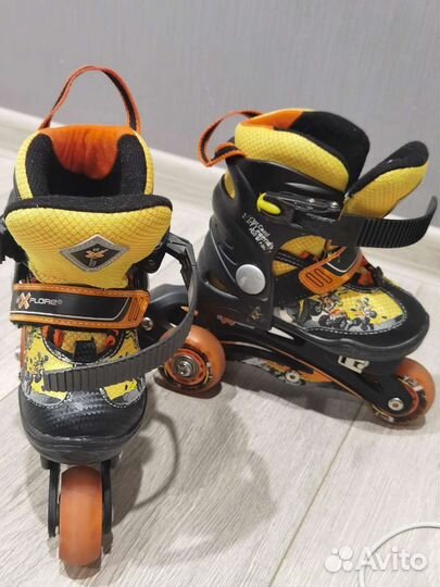 Роликовые коньки детские раздвижные