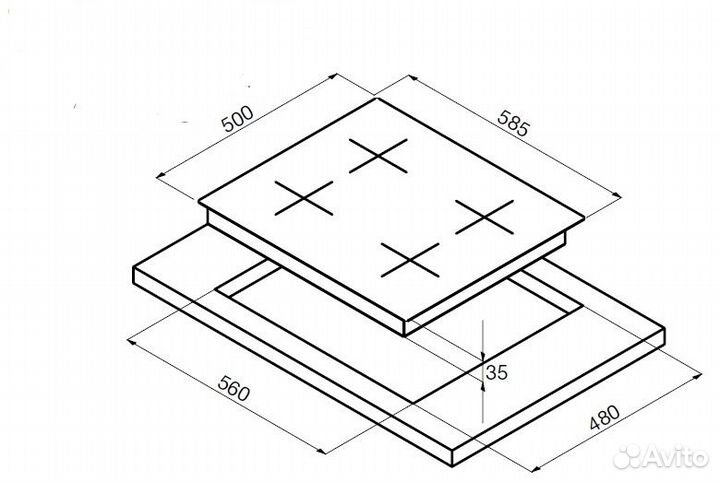 Поверхность korting hg 685 cx