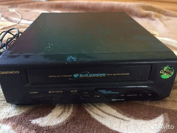 Видеомагнитофон daewoo DV-K12W