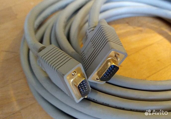 Кабель монитора VGA 10 метров