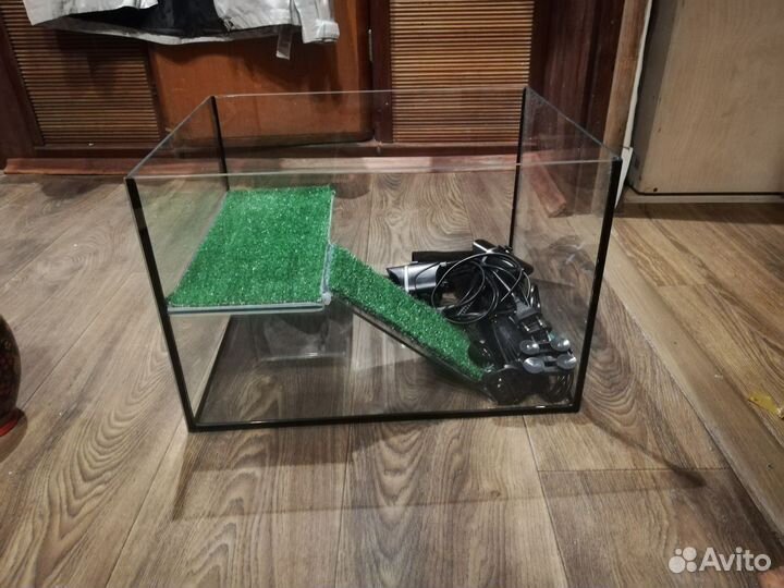 Аквариум для черепахи с фильтрами