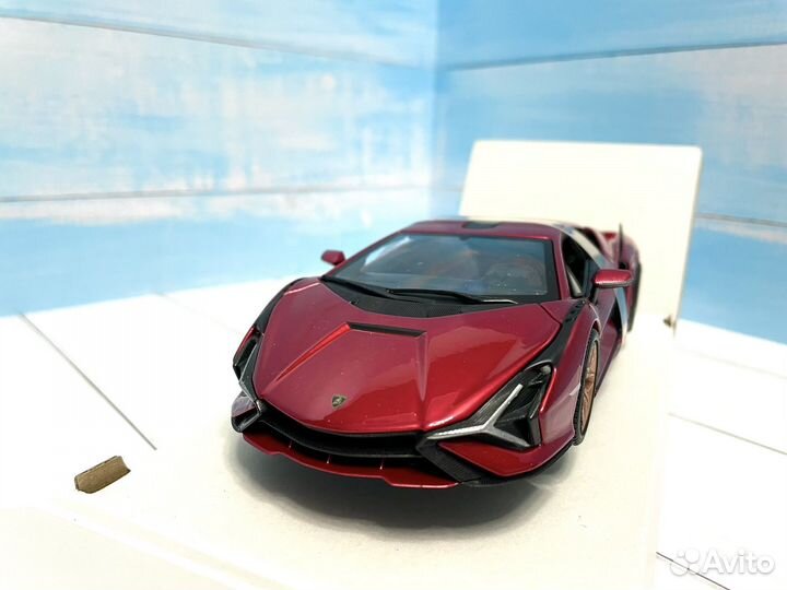 Lamborghini Sian 1:24 Bburago модель автомобиля