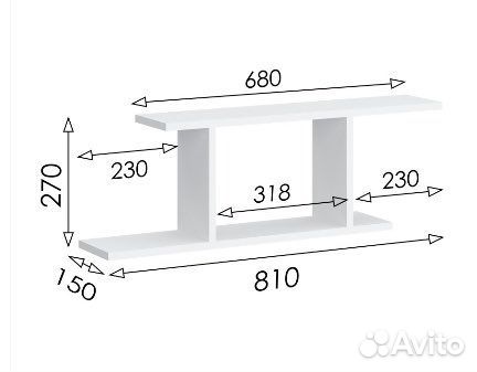 Полка настенная