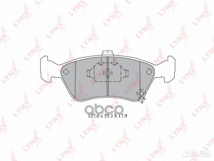 Колодки тормозные дисковые перед BD7590 LYN