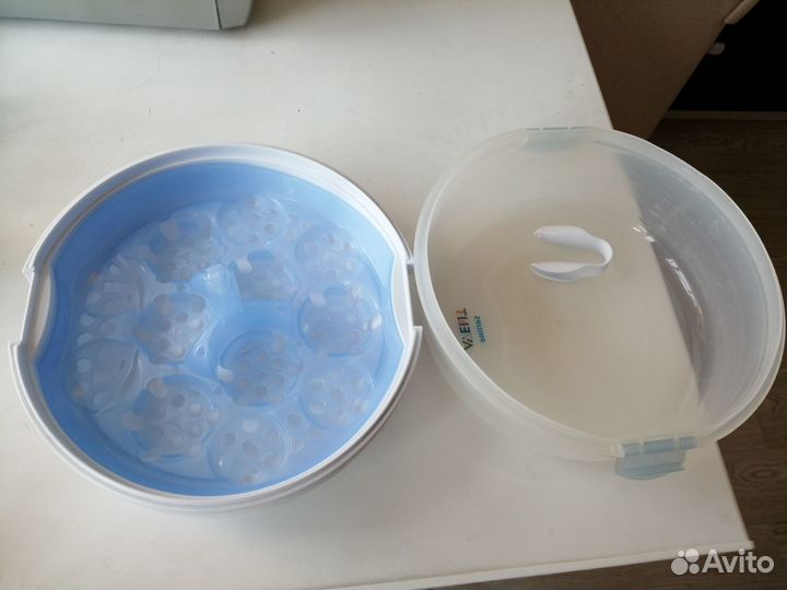 Avent стерилизатор, подогреватель, бутылочки (3шт)