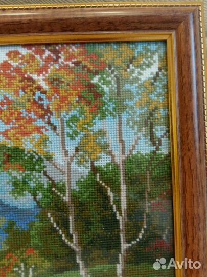 Картина вышитая крестом