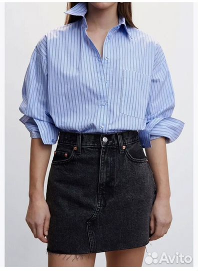 Юбка джинсовая mango