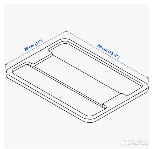 Крышка для контейнера икеа самла 11/22 л,в наличии