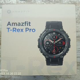 Часы Amazfit T-Rex Pro 48 мм, meteorite black