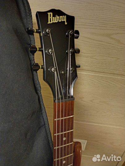 Электрогитара Burny LesPaul LG-550, Japan, чехол