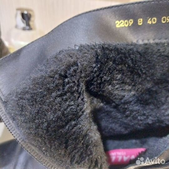 Полусапожки женские кожаные утепленные