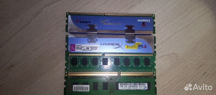 Оперативная память ddr3 4 gb х 4