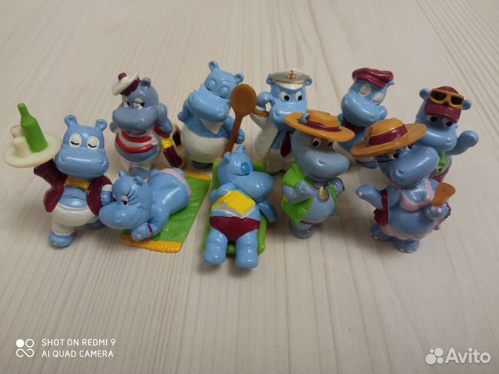 Киндер коллекции 90 бегемоты