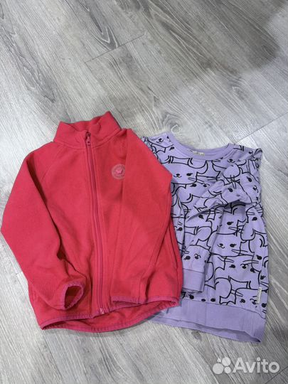 Футболки и кофты для девочки 110-116