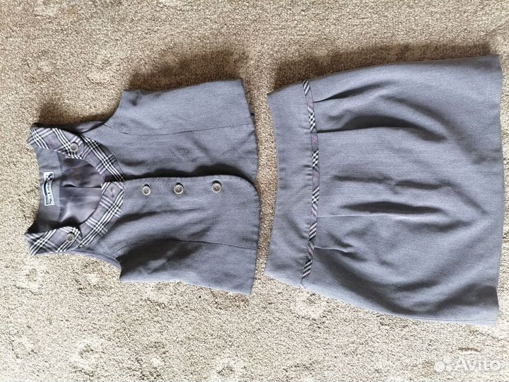 Школьная форма серая 1 - 2 класс