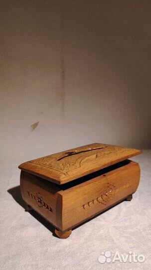 Шкатулка деревянная
