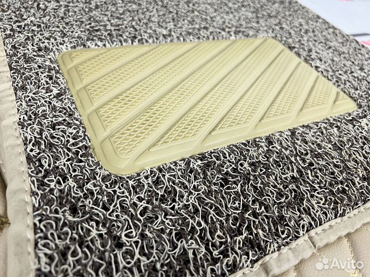 Ковры салона Nissan Patrol 62 Левый руль Бежевые