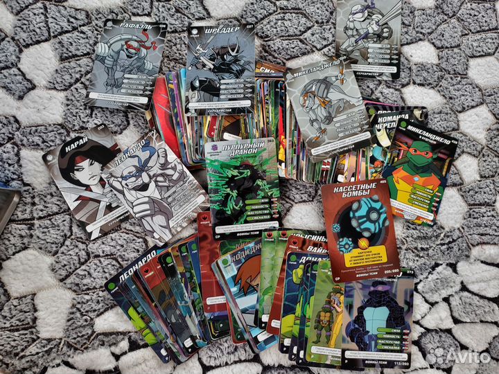 Карточки черепашки ниндзя